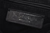 Authentic YVES SAINT LAURENT Rive Gauche Nadja Shoulder Bag Leather Black 0598J