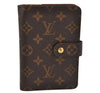 Authentic Louis Vuitton Monogram Porte Papier Zip Bifold Wallet M61207 LV 0598K