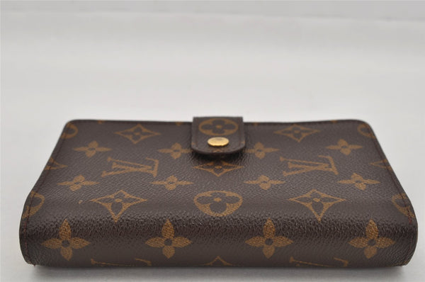 Authentic Louis Vuitton Monogram Porte Papier Zip Bifold Wallet M61207 LV 0598K