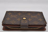 Authentic Louis Vuitton Monogram Porte Papier Zip Bifold Wallet M61207 LV 0598K