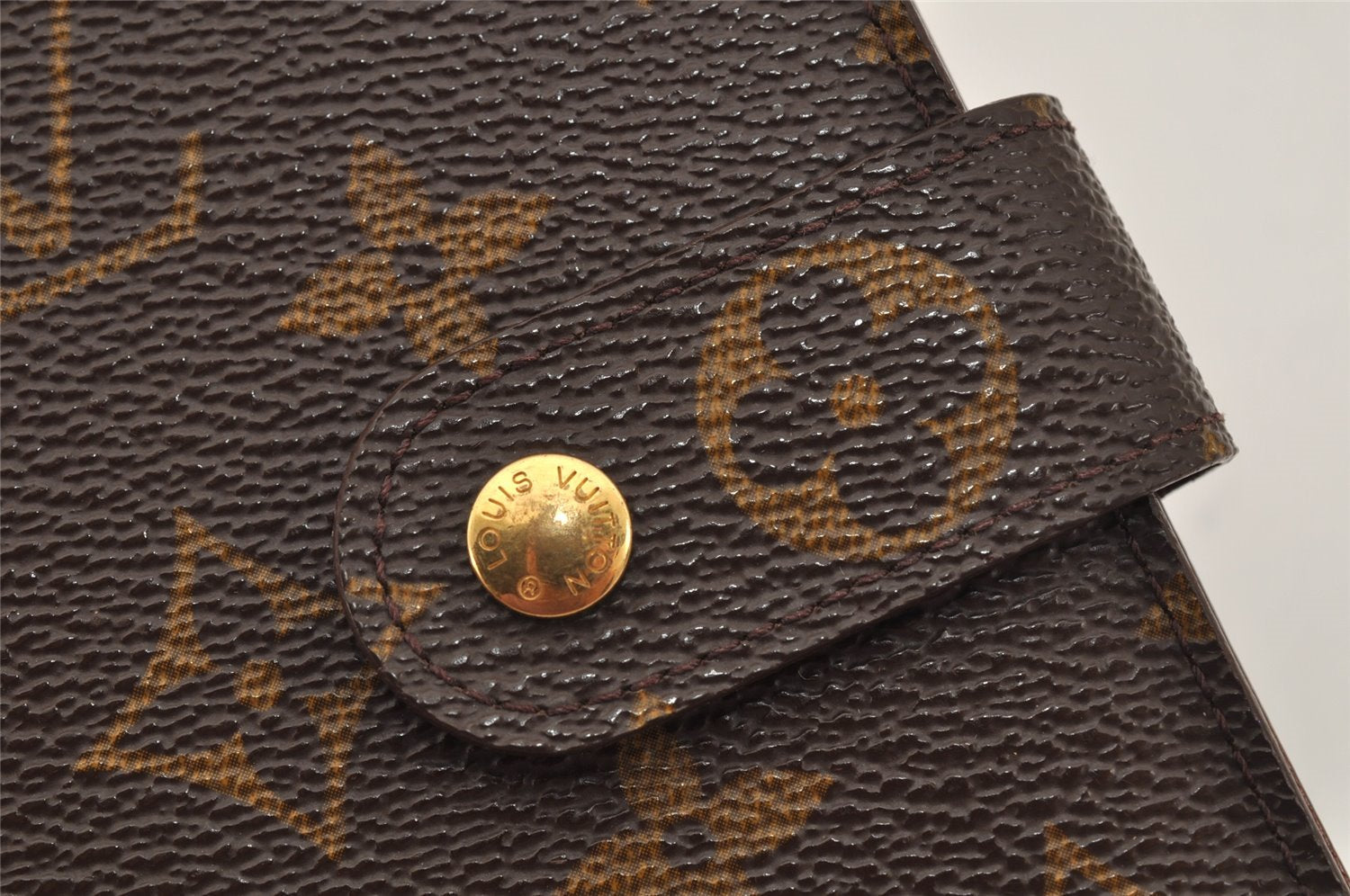 Authentic Louis Vuitton Monogram Porte Papier Zip Bifold Wallet M61207 LV 0598K