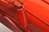 Authentic GUCCI Vintage Backpack GG Enamel Orange Junk 0599J