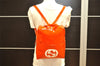Authentic GUCCI Vintage Backpack GG Enamel Orange Junk 0599J