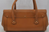 Authentic GUCCI Bamboo Shoulder Hand Bag Leather 114993 Brown 0601J