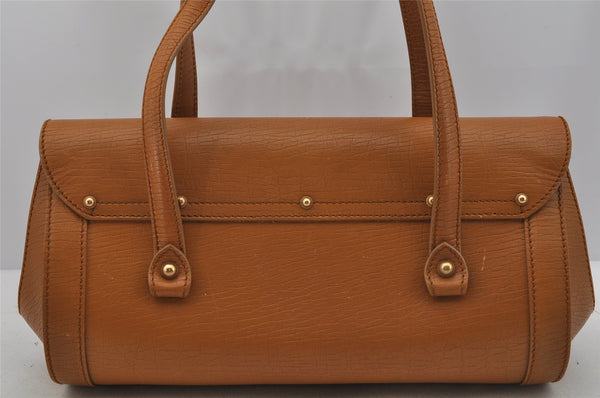 Authentic GUCCI Bamboo Shoulder Hand Bag Leather 114993 Brown 0601J