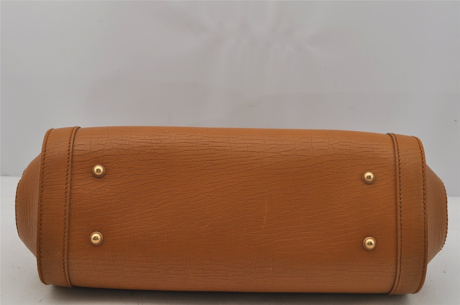 Authentic GUCCI Bamboo Shoulder Hand Bag Leather 114993 Brown 0601J