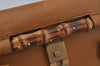 Authentic GUCCI Bamboo Shoulder Hand Bag Leather 114993 Brown 0601J