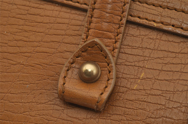 Authentic GUCCI Bamboo Shoulder Hand Bag Leather 114993 Brown 0601J