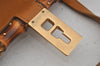 Authentic GUCCI Bamboo Shoulder Hand Bag Leather 114993 Brown 0601J