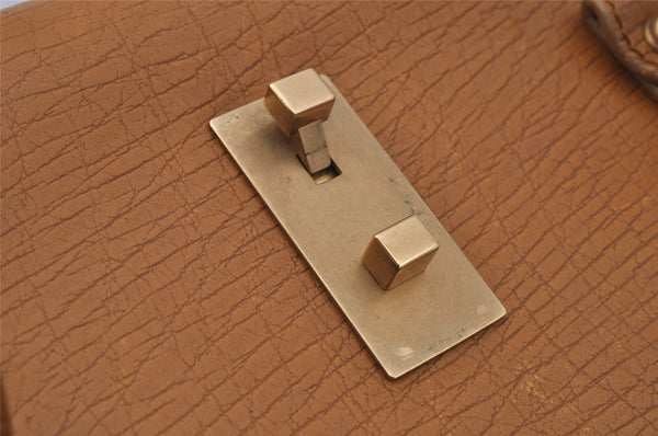 Authentic GUCCI Bamboo Shoulder Hand Bag Leather 114993 Brown 0601J