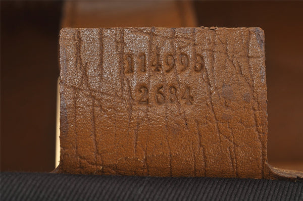 Authentic GUCCI Bamboo Shoulder Hand Bag Leather 114993 Brown 0601J