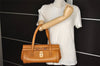 Authentic GUCCI Bamboo Shoulder Hand Bag Leather 114993 Brown 0601J