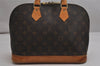 Authentic Louis Vuitton Monogram Alma Hand Bag Purse M51130 LV 0602K