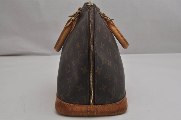 Authentic Louis Vuitton Monogram Alma Hand Bag Purse M51130 LV 0602K