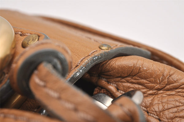 Authentic Chloe Vintage Paddington Leather Shoulder Hand Bag Brown 0603J
