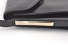 Authentic GUCCI Vintage Shoulder Hand Bag Purse Leather Black 0604K