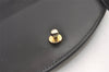 Authentic GUCCI Vintage Shoulder Hand Bag Purse Leather Black 0604K