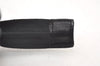 Authentic CHANEL Vintage Calf Skin Bicolore Pouch Purse Black Junk 0605K