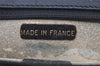 Authentic CHANEL Vintage Calf Skin Bicolore Pouch Purse Black Junk 0605K