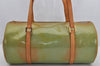 Authentic Louis Vuitton Vernis Bedford Hand Bag Light Green M91007 LV 0607K