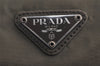 Authentic PRADA Vintage Nylon Tessuto Shoulder Hand Bag Purse Khaki 0608K