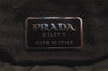 Authentic PRADA Vintage Nylon Tessuto Shoulder Hand Bag Purse Khaki 0608K