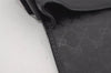 Authentic GUCCI Impreme Shoulder Crossbody Bag GG PVC Leather 201732 Black 0609I