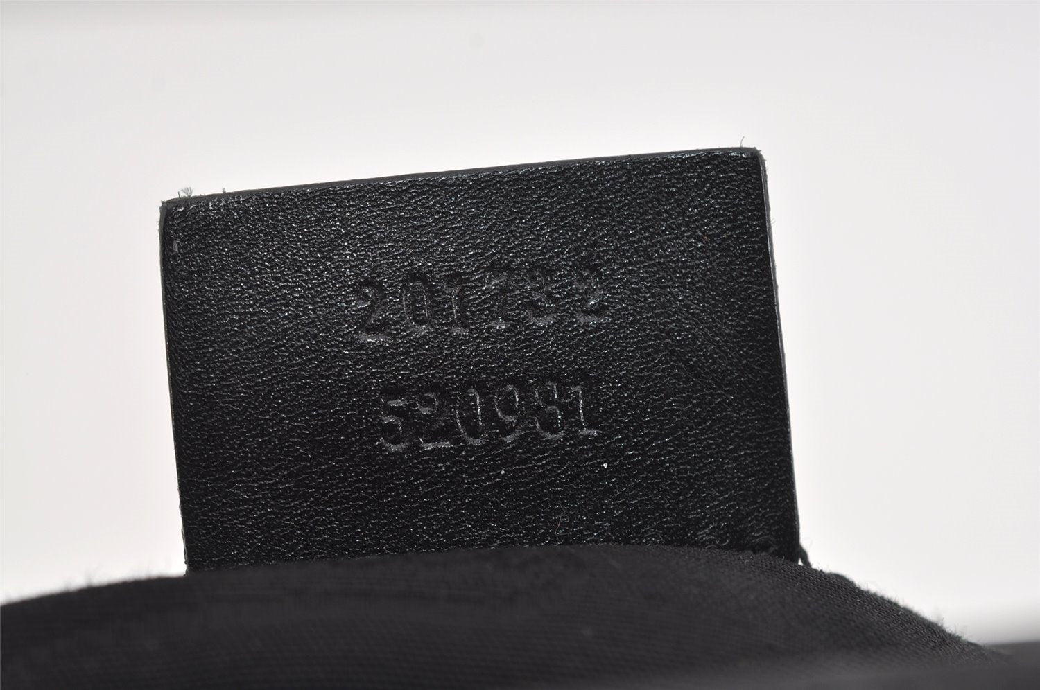 Authentic GUCCI Impreme Shoulder Crossbody Bag GG PVC Leather 201732 Black 0609I