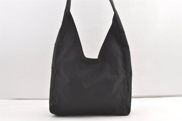 Authentic PRADA Vintage Nylon Tessuto Shoulder Bag Black 0609K