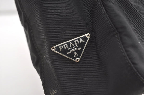 Authentic PRADA Vintage Nylon Tessuto Shoulder Bag Black 0609K