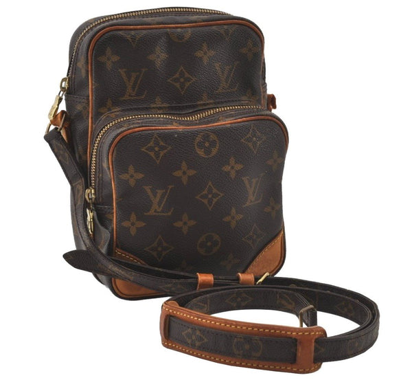 Authentic Louis Vuitton Monogram Amazone Shoulder Cross Bag M45236 Junk 0610J