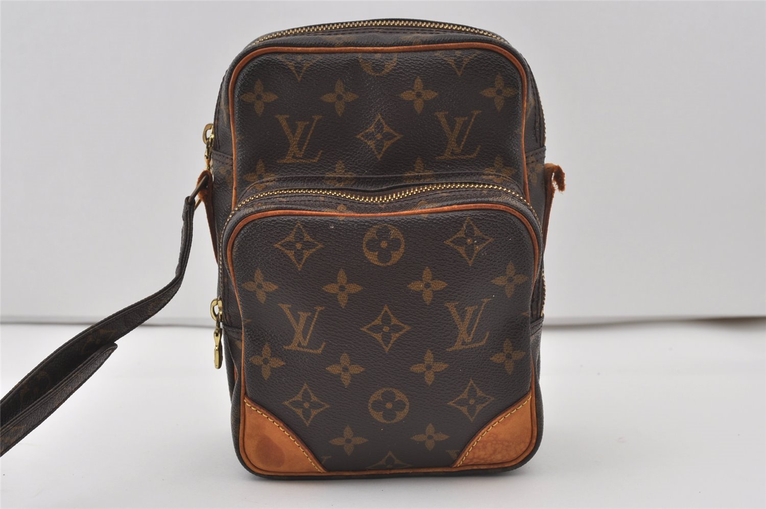 Authentic Louis Vuitton Monogram Amazone Shoulder Cross Bag M45236 Junk 0610J