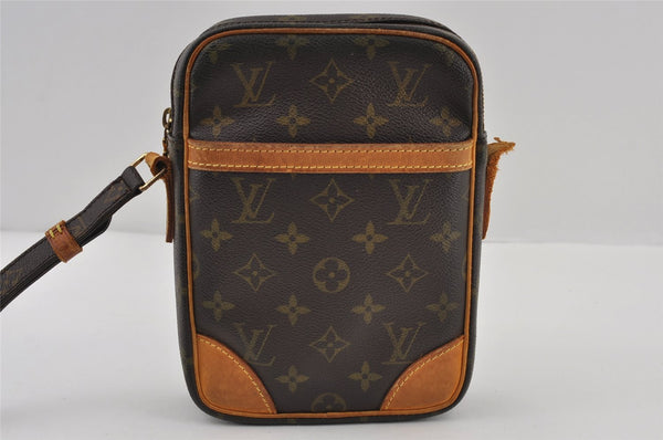 Authentic Louis Vuitton Monogram Danube Shoulder Cross Bag M45266 Junk 0611J