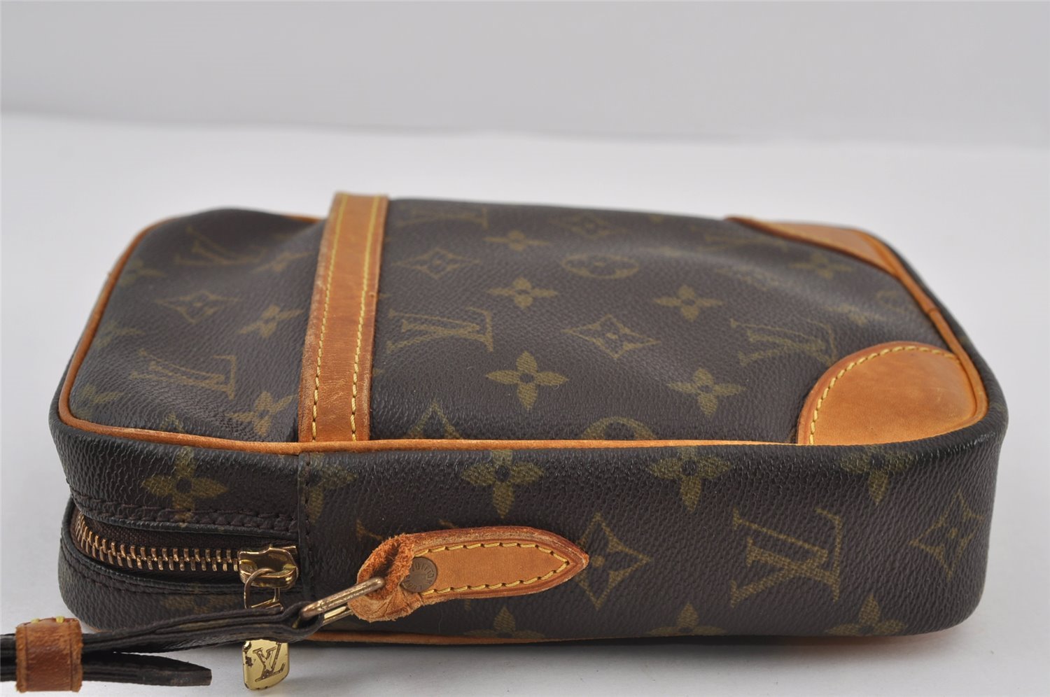 Authentic Louis Vuitton Monogram Danube Shoulder Cross Bag M45266 Junk 0611J