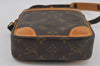 Authentic Louis Vuitton Monogram Danube Shoulder Cross Bag M45266 Junk 0611J