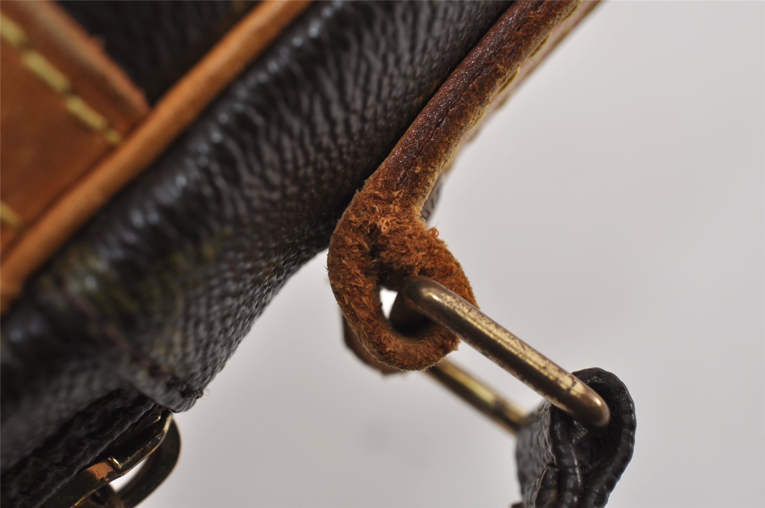 Authentic Louis Vuitton Monogram Danube Shoulder Cross Bag M45266 Junk 0611J