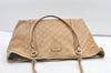 Authentic GUCCI Guccissima Shoulder Tote Bag GG Leather 197953 Beige 0611K
