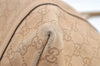 Authentic GUCCI Guccissima Shoulder Tote Bag GG Leather 197953 Beige 0611K