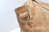 Authentic GUCCI Guccissima Shoulder Tote Bag GG Leather 197953 Beige 0611K