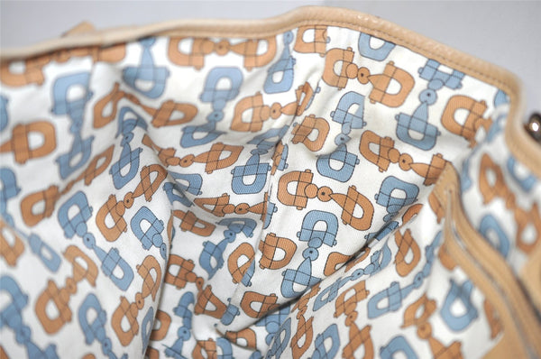 Authentic GUCCI Guccissima Shoulder Tote Bag GG Leather 197953 Beige 0611K