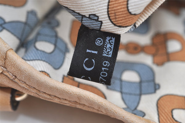 Authentic GUCCI Guccissima Shoulder Tote Bag GG Leather 197953 Beige 0611K