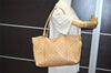 Authentic GUCCI Guccissima Shoulder Tote Bag GG Leather 197953 Beige 0611K