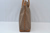 Authentic GUCCI Micro GG Vintage PVC Leather Tote Hand Bag Brown 0612I