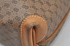 Authentic GUCCI Micro GG Vintage PVC Leather Tote Hand Bag Brown 0612I