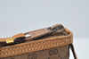 Authentic GUCCI Micro GG Vintage PVC Leather Tote Hand Bag Brown 0612I