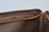 Authentic GUCCI Micro GG Vintage PVC Leather Tote Hand Bag Brown 0612I