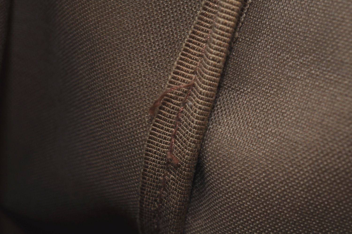 Authentic GUCCI Micro GG Vintage PVC Leather Tote Hand Bag Brown 0612I