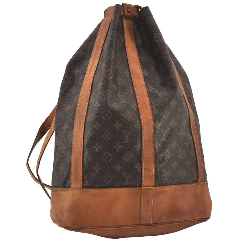 Authentic Louis Vuitton Monogram Randonnee GM Shoulder Bag M42244 LV 0612J