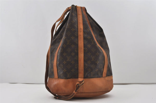 Authentic Louis Vuitton Monogram Randonnee GM Shoulder Bag M42244 LV 0612J