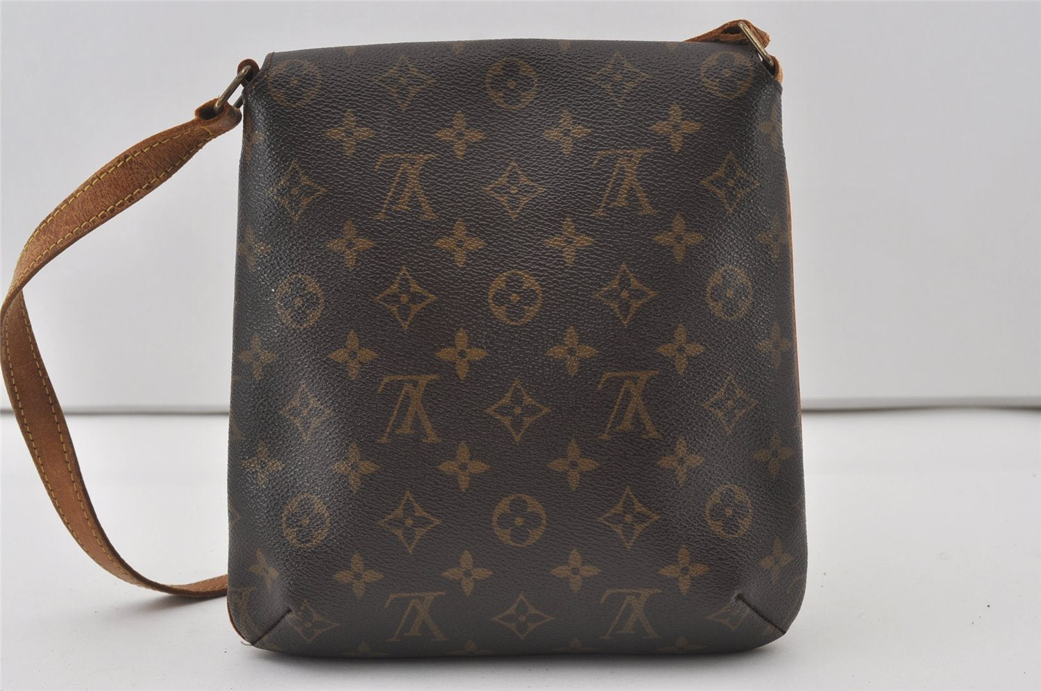 Auth Louis Vuitton Monogram Musette Salsa M51387 Long Shoulder Cross Bag 0613J